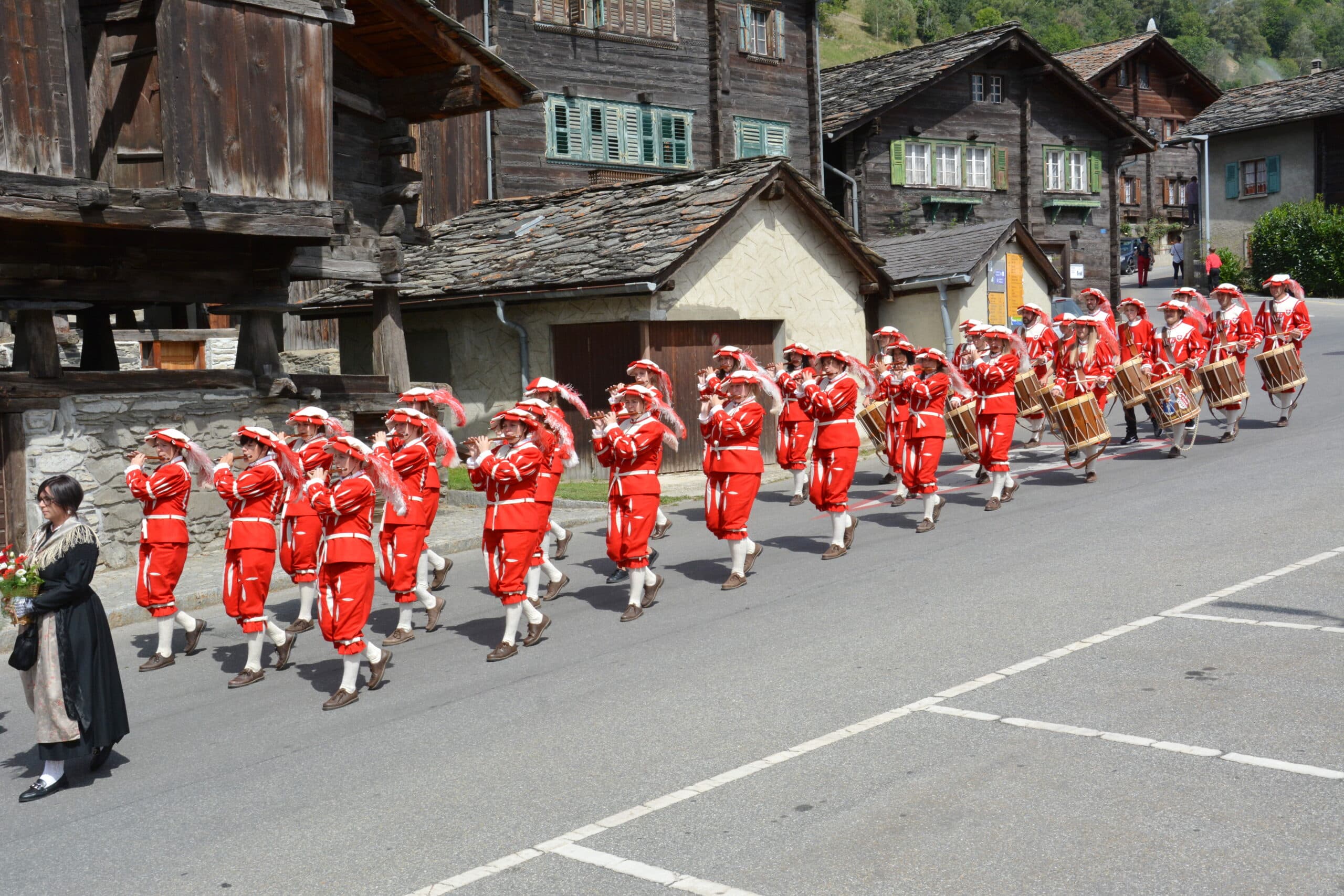 Festliche Parade
