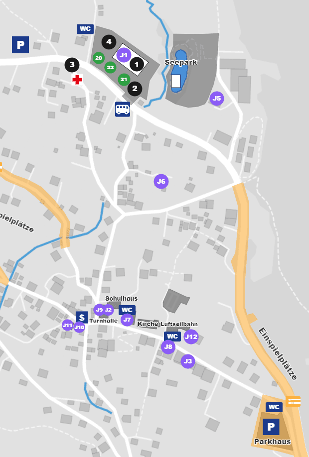 Lageplan Samstag