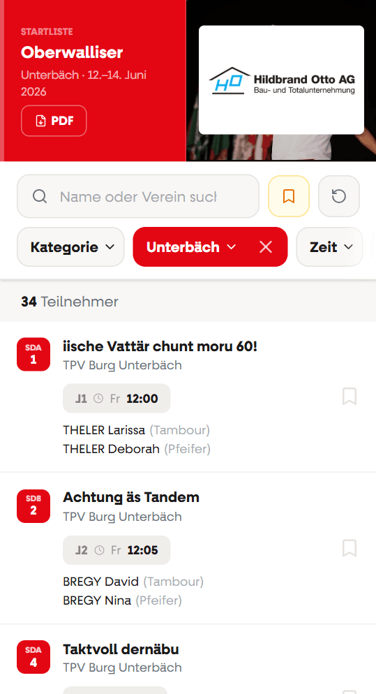 Wettspiel-App Screenshot